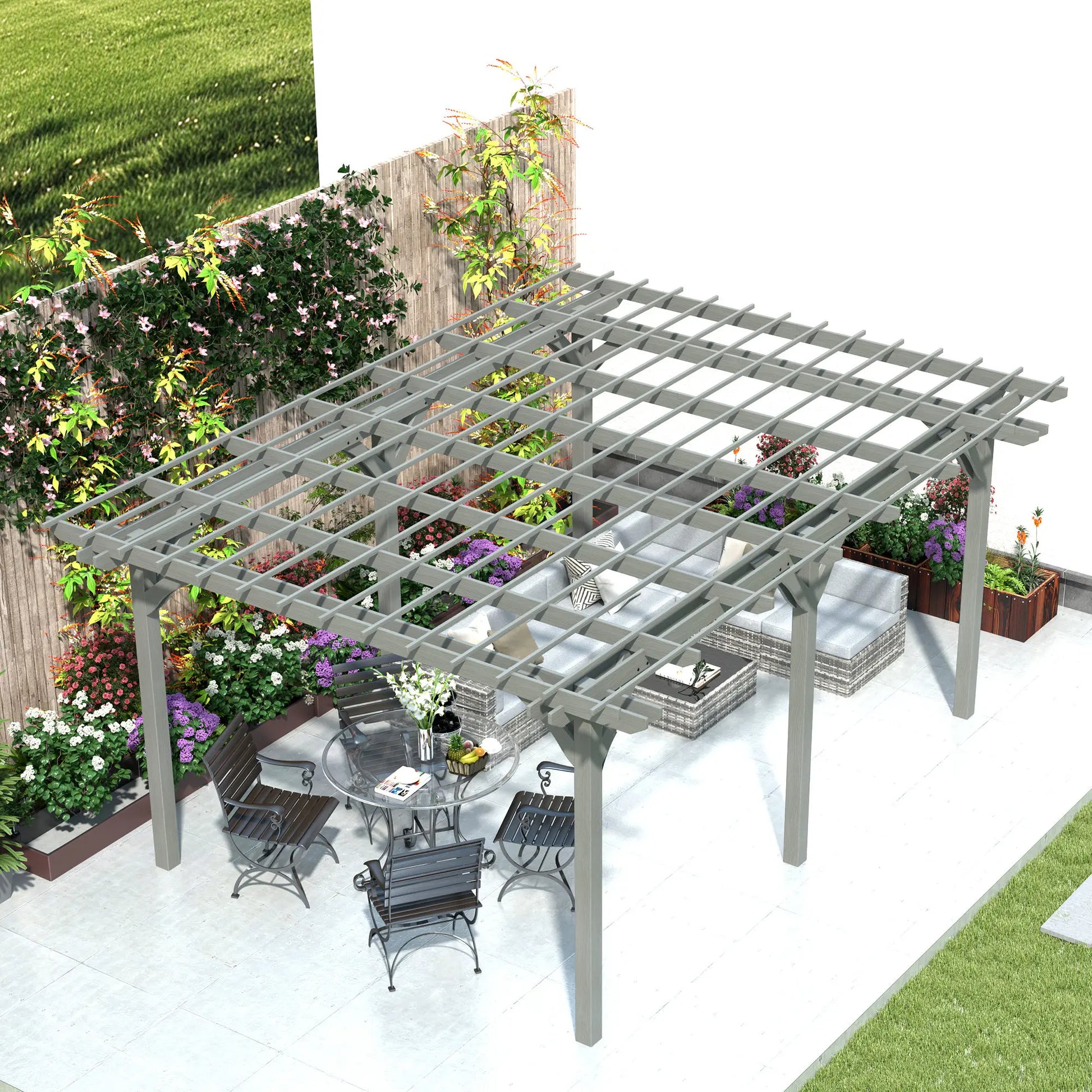 Wooden Pergola Outdoor Gazebo With Stable Structure by S And B Enterprise