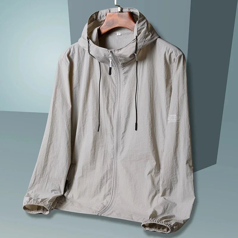 Snow Pinnacle Hooded Windbreaker Jacket Unisex Sun Protection Quick Dry