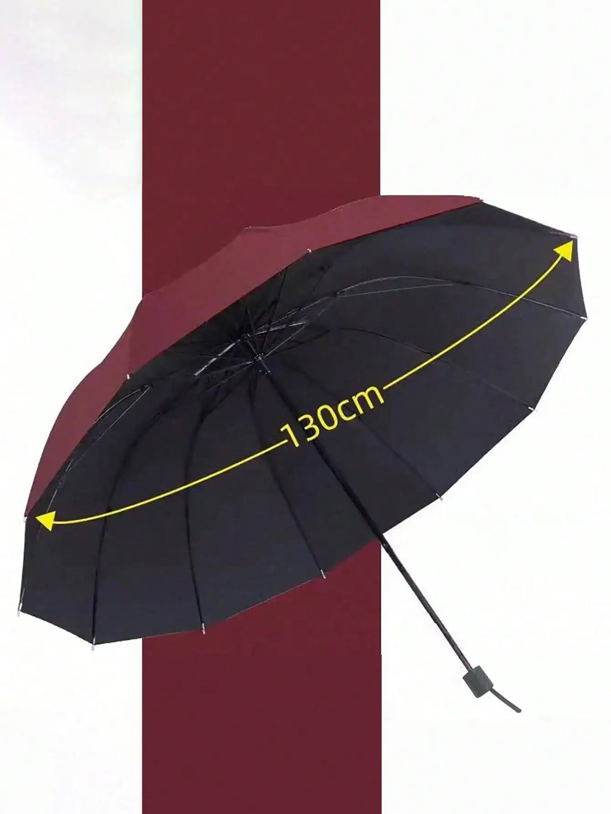 Extra Large Umbrella Reinforced Frame Windproof Black Coating UV Protection Sun Rain Double Layer Folding Compact For Outdoor Travel Daily Use Men Women High Quality Hot Trending Now