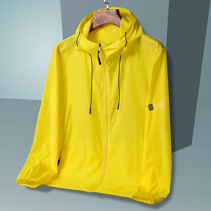 Snow Pinnacle Hooded Windbreaker Jacket Unisex Sun Protection Quick Dry