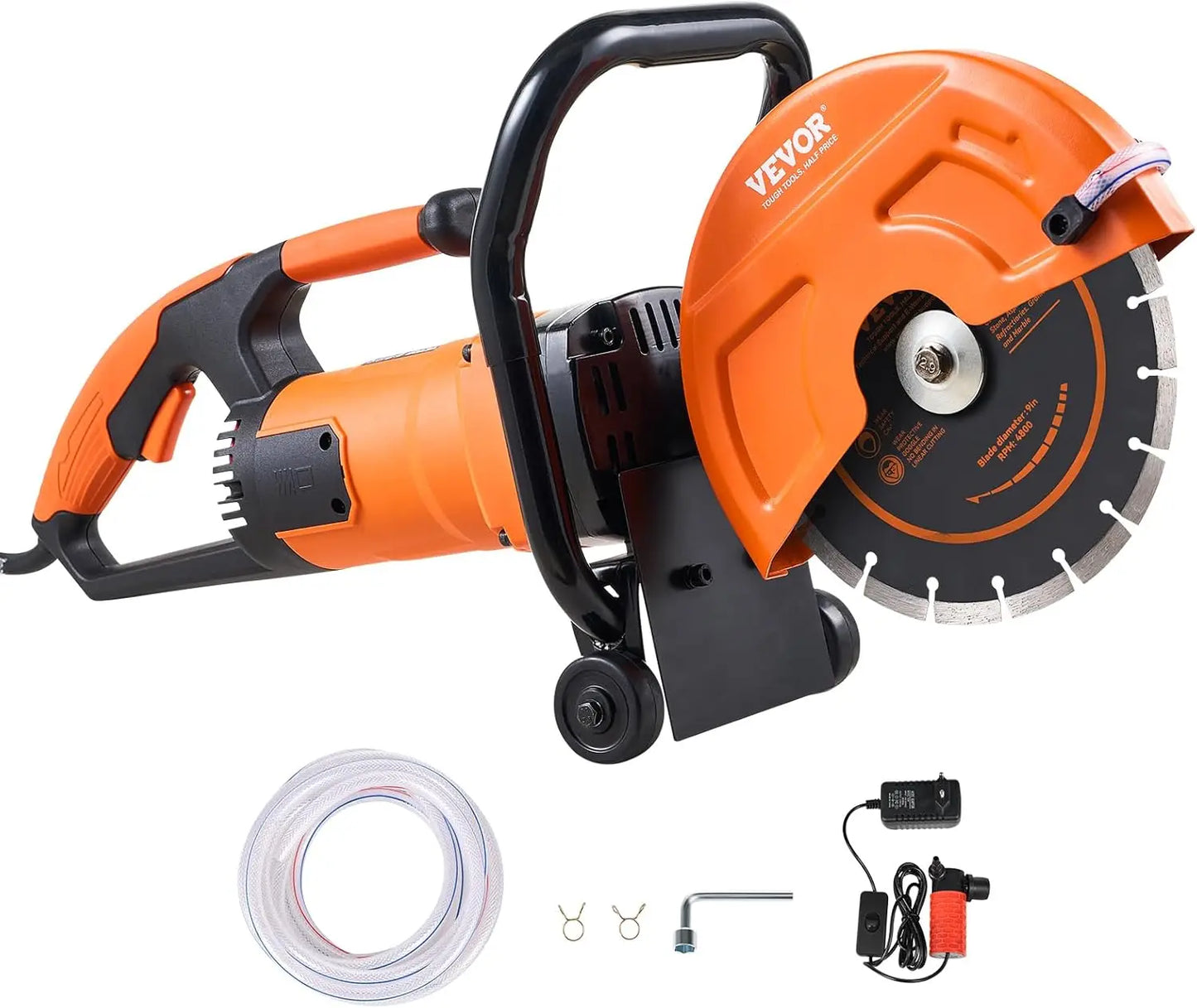Concrete Circular Saw With Wet Dry Cutting And Water Pump