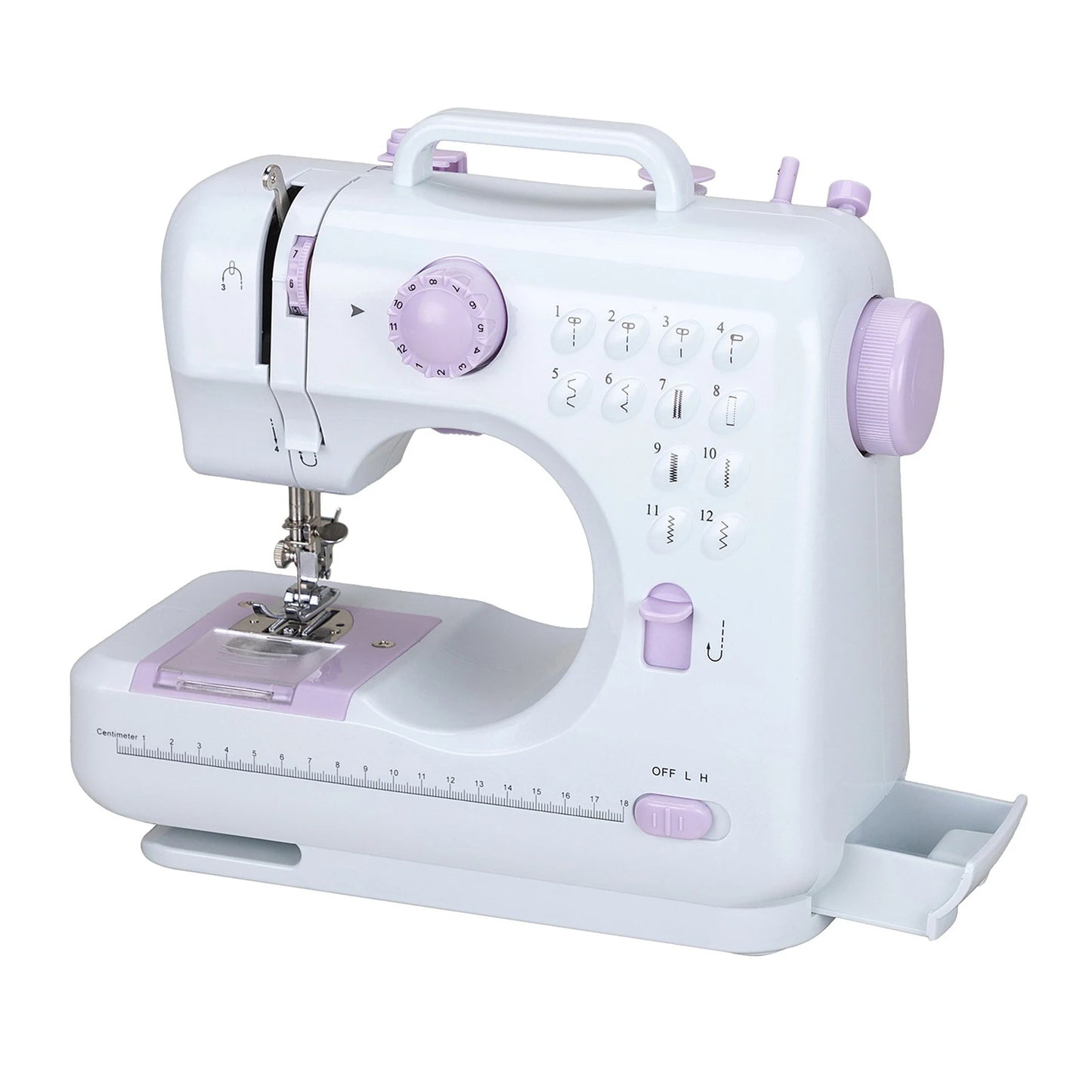 12 Stitch Mini Electric Sewing Machine for Home Use by S And B Enterprise