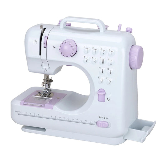 12 Stitch Mini Electric Sewing Machine for Home Use by S And B Enterprise