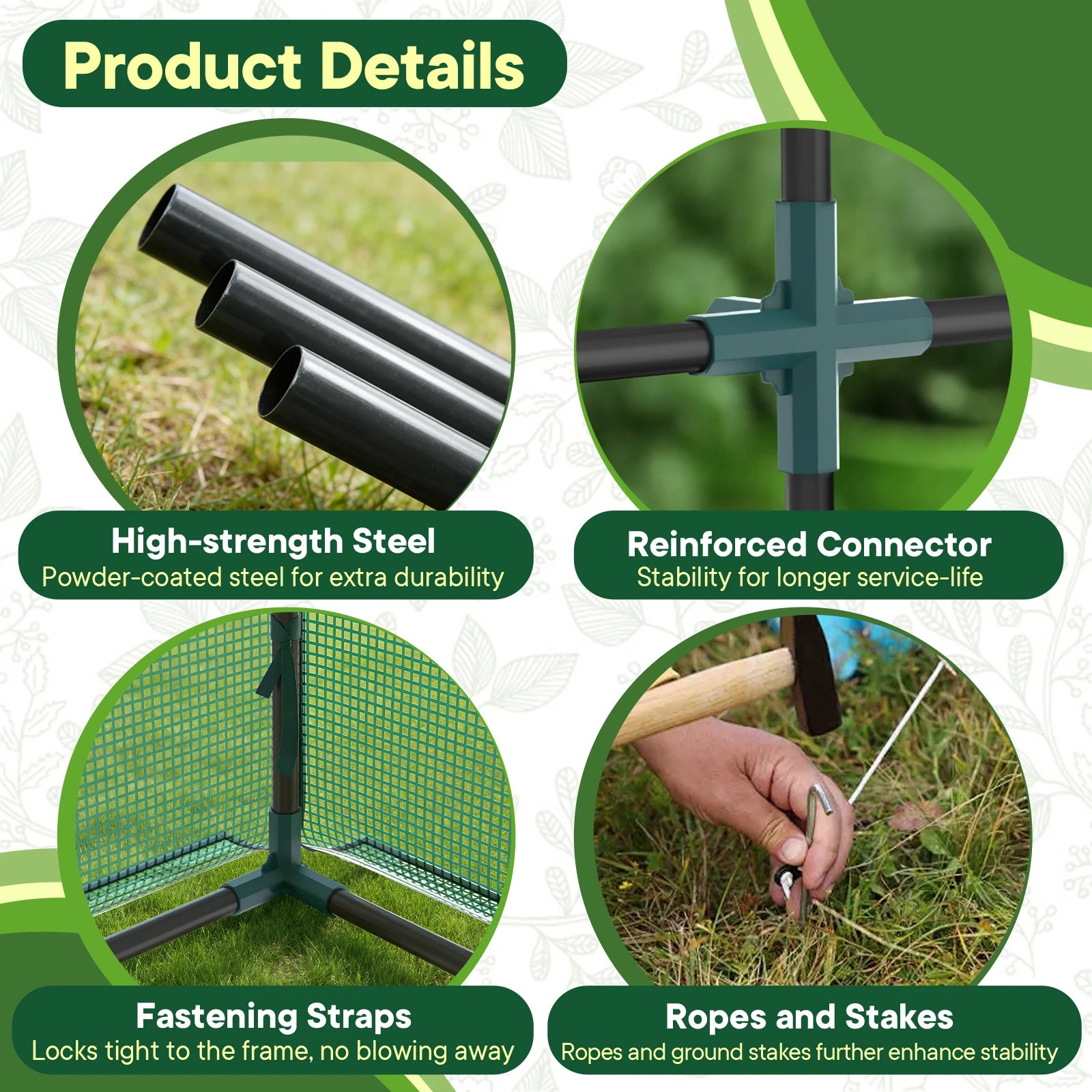 JHK Portable Walk In Greenhouse For Outdoor Plants by S And B Enterprise
