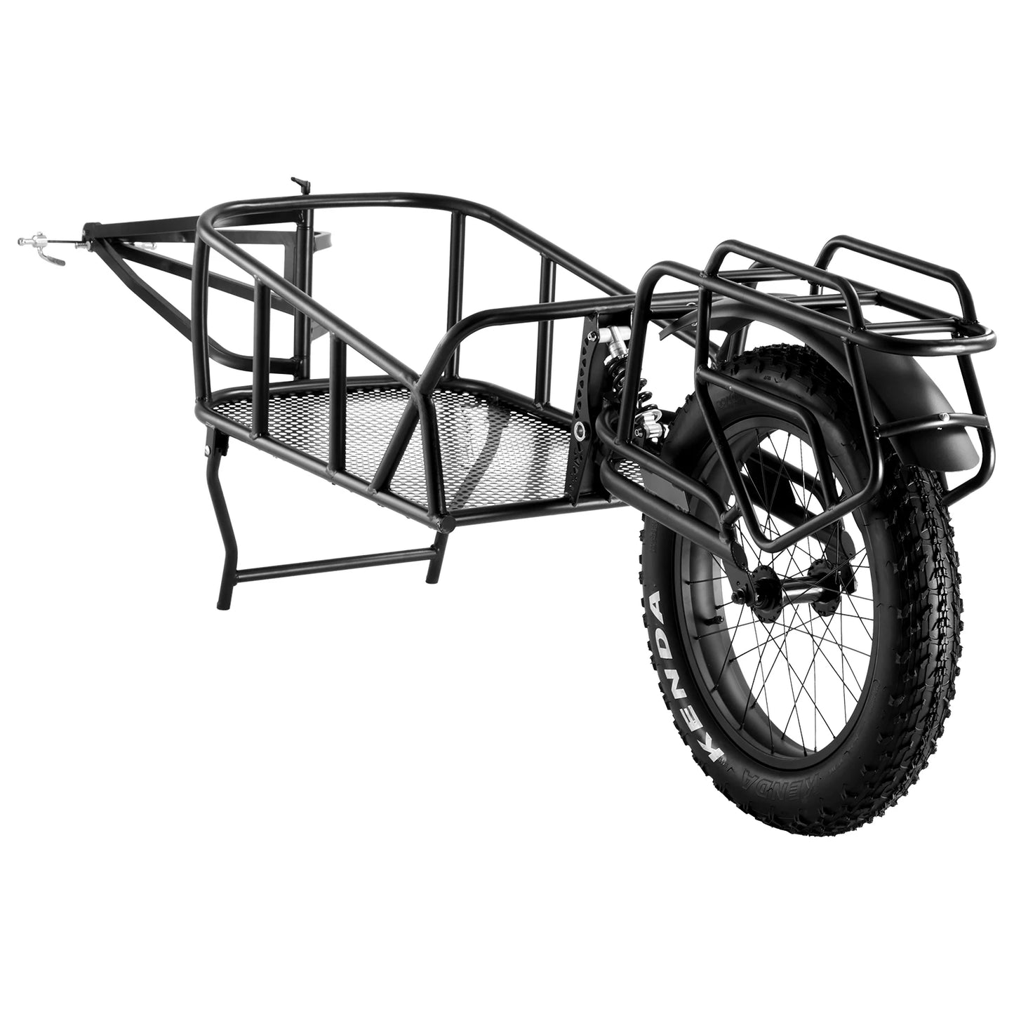Bike Cargo Trailer With Universal Hitch Storage Cart