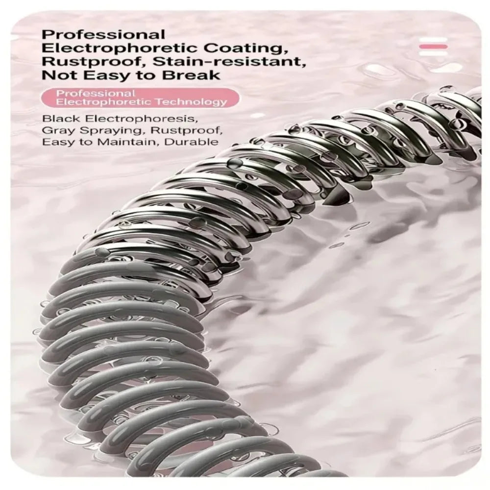 Battle ropes by S And B Enterprise, quiet weighted cordless design; portable ropeless fitness rope with silver coil