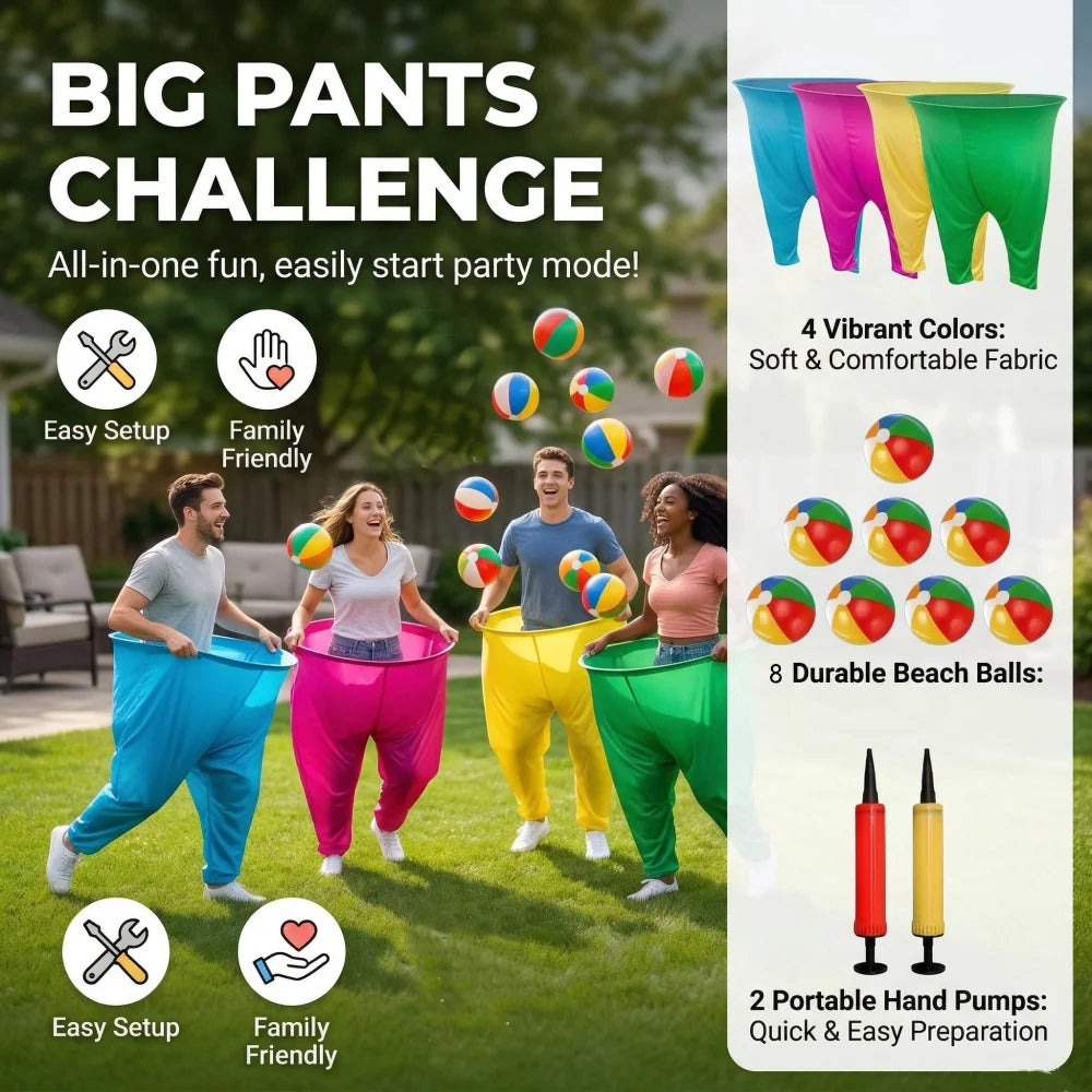 12pcs set of fun grandma pants throwing games, suitable for parties and backyard family interactive game sets, grandma pants throwing games, suitable for outdoor party games, family interactive toys, playroom activities, suit by S And B Enterprise