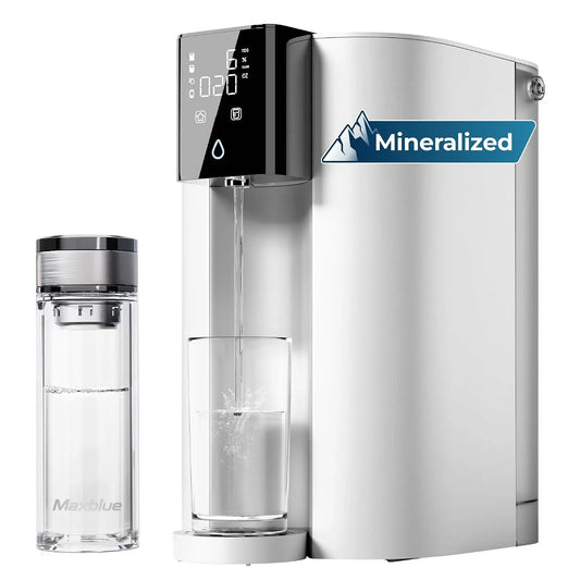 Waterdrop C1SL mineral RO countertop system with 7-stage filtration and separate mineral cartridge