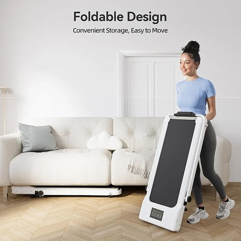 Walking Pad Treadmill With 9 Percent Incline Under Desk Foldable Bluetooth LCD