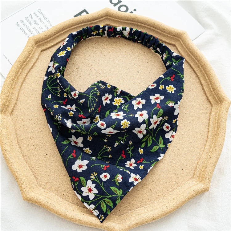 Bohemia Bandana Hair Scarf For Women Paisley Vintage Headwear