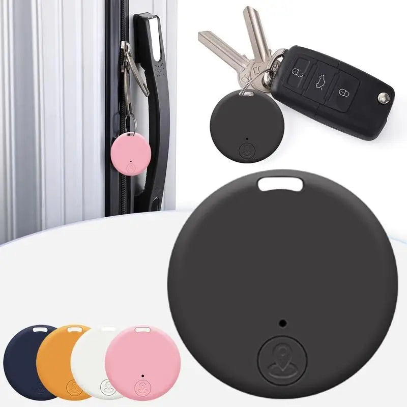 Mini GPS Mobile Bluetooth 5.0 Tracker Anti-Lost Device Round Anti-Lost Device Pet Kids Bag Wallet Tracking Smart Finder Locator by S And B Enterprise