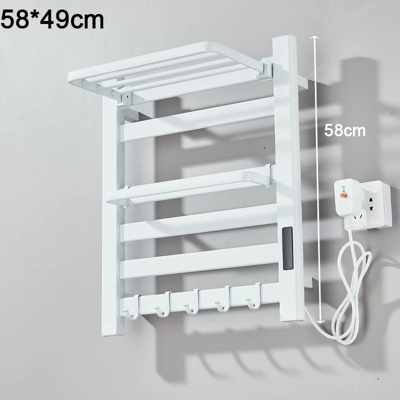 Shinesia Electric Towel Warmer Rack With Digital Display And Temperature Control by S And B Enterprise