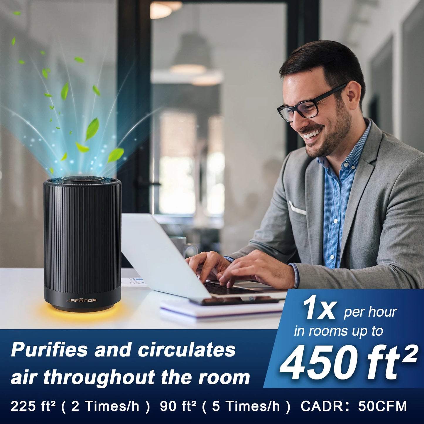 Jafanda True HEPA 13 Air Purifier For Home Bedroom