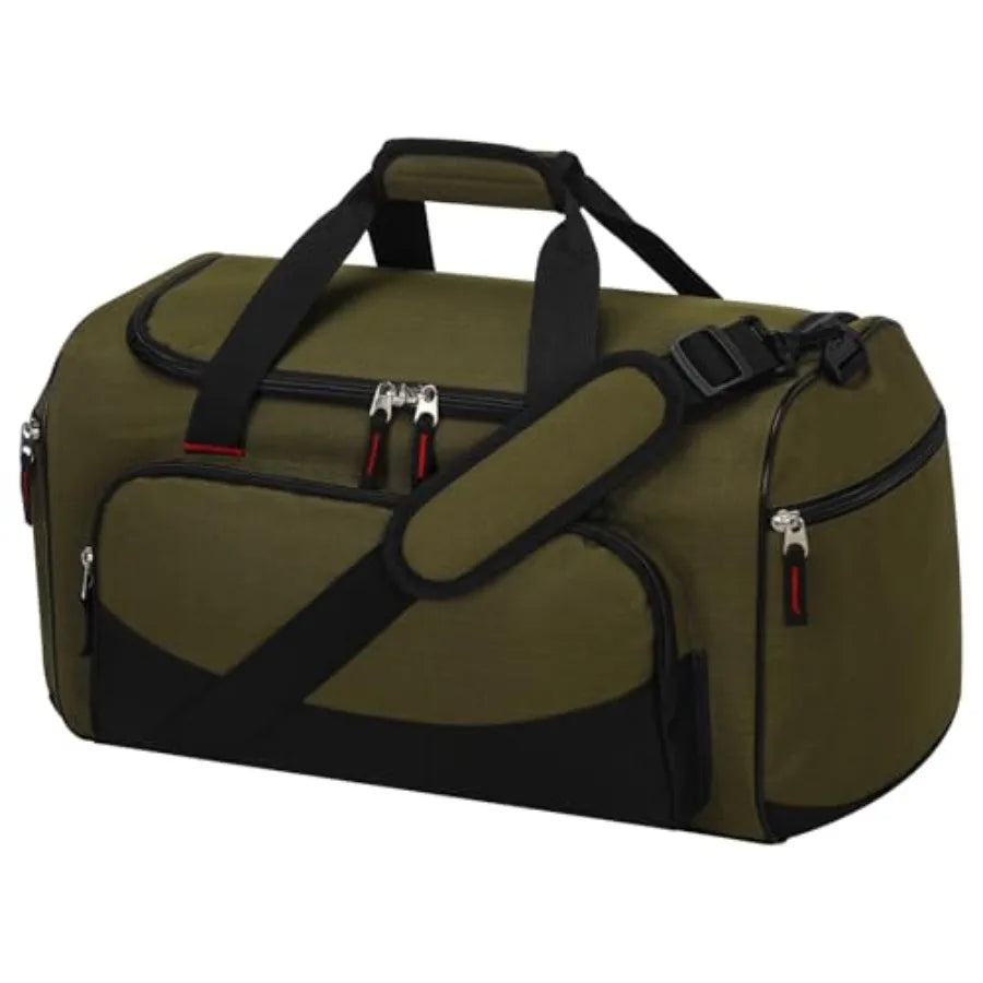 30L Gym Sport Duffle Bag - 17 inch Carry on Weekender Overnight Bag for Travel, Workout, Fitness -30L by S And B Enterprise
