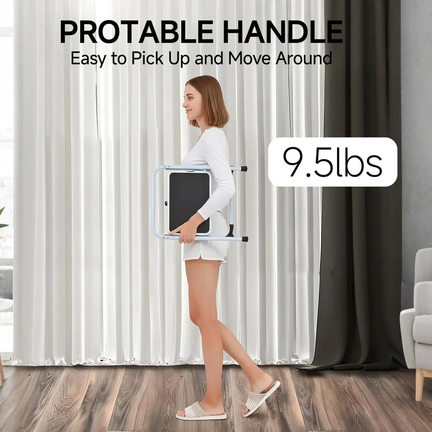 OEING One Step Folding Ladder Stool Anti Slip Portable