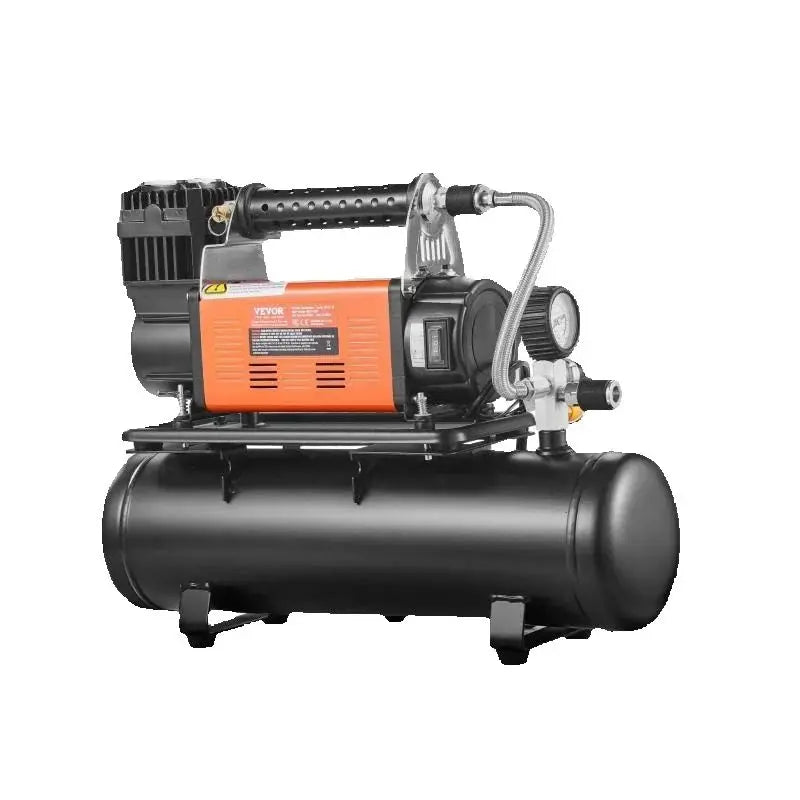 SucceBuy 12V Heavy Duty Air Compressor With Digital Pressure Gauge by S And B Enterprise