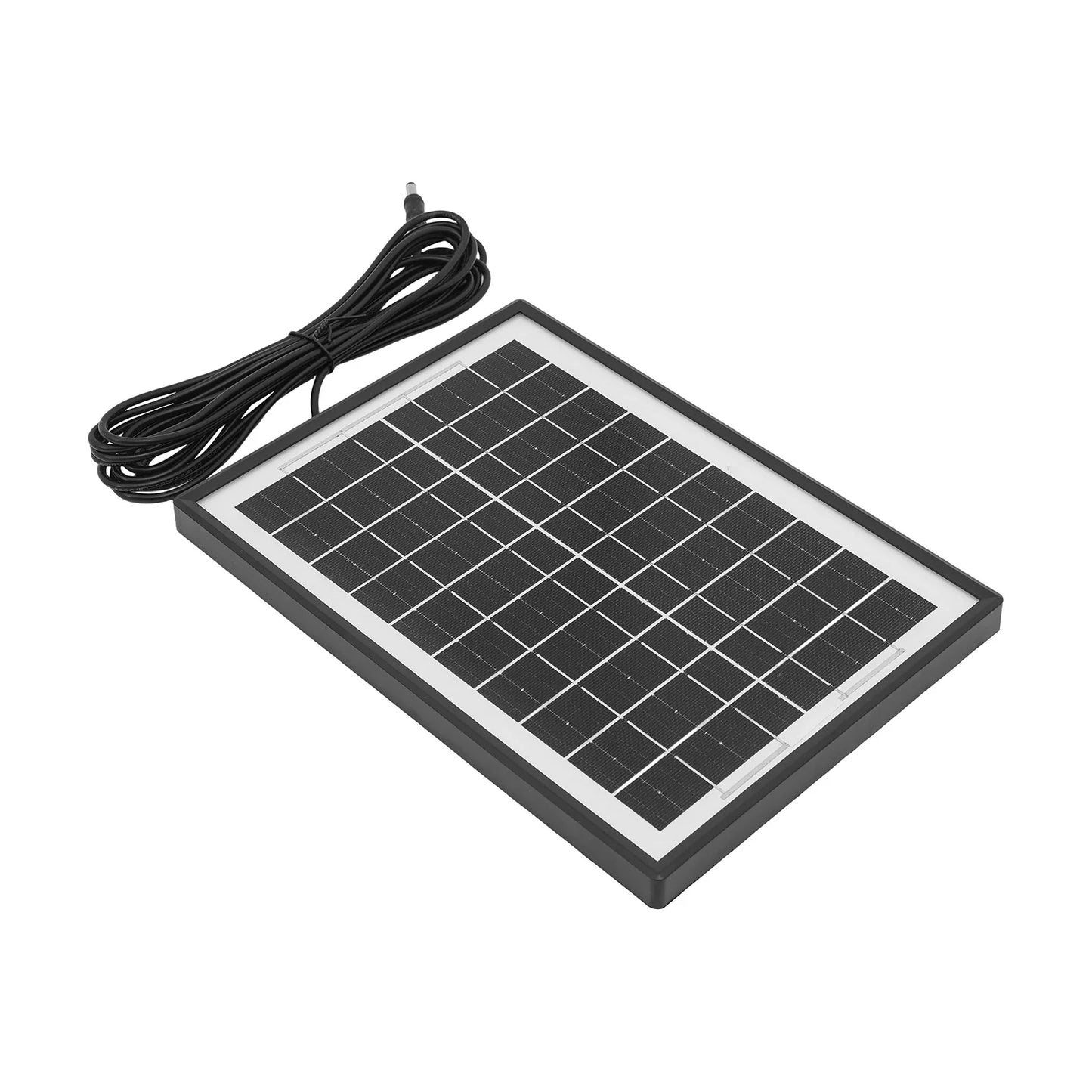 Bymaocar Solar Powered Fan With Bulbs Freestanding Ventilator 110V