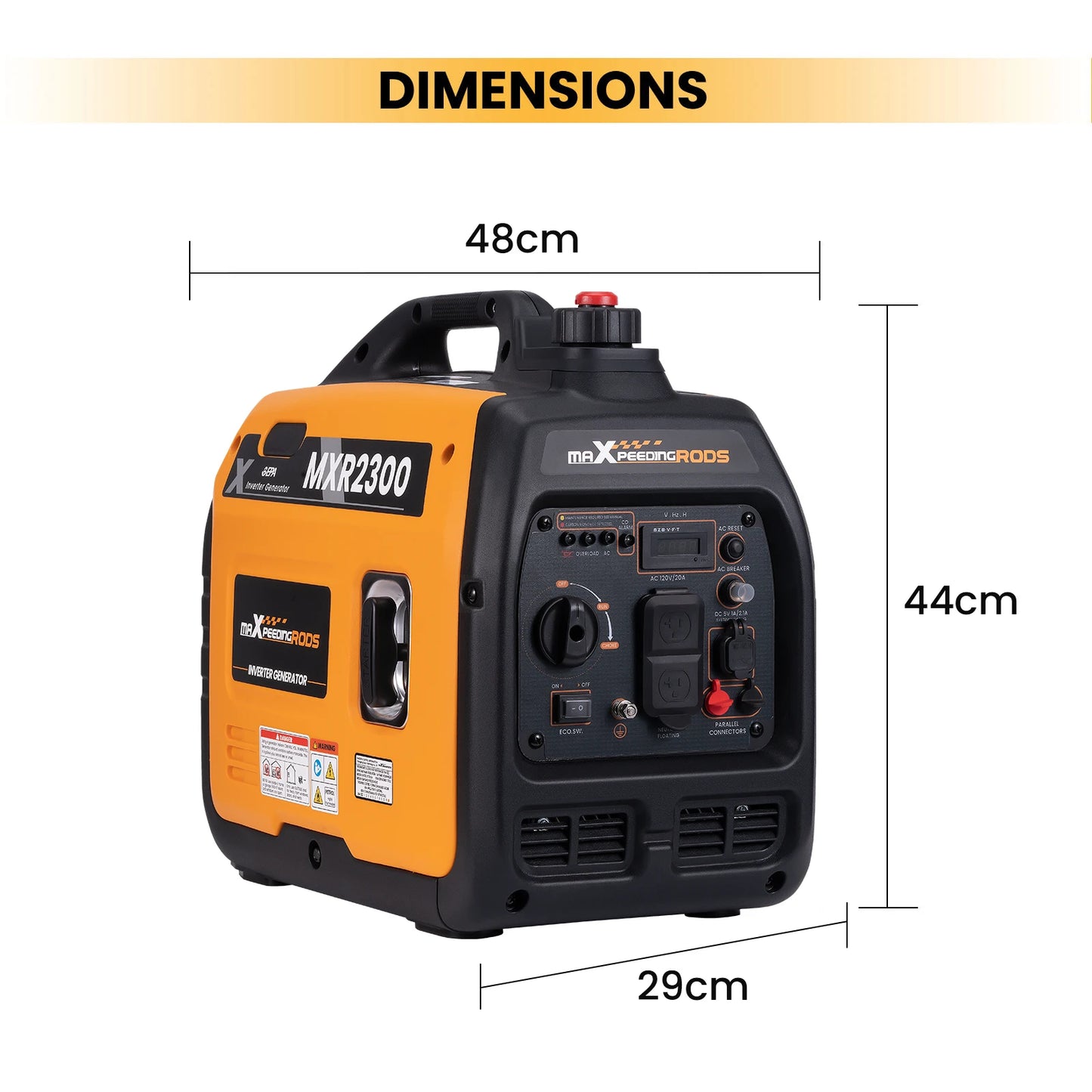MXR2300 Portable Inverter Generator 2300W 120V 60Hz