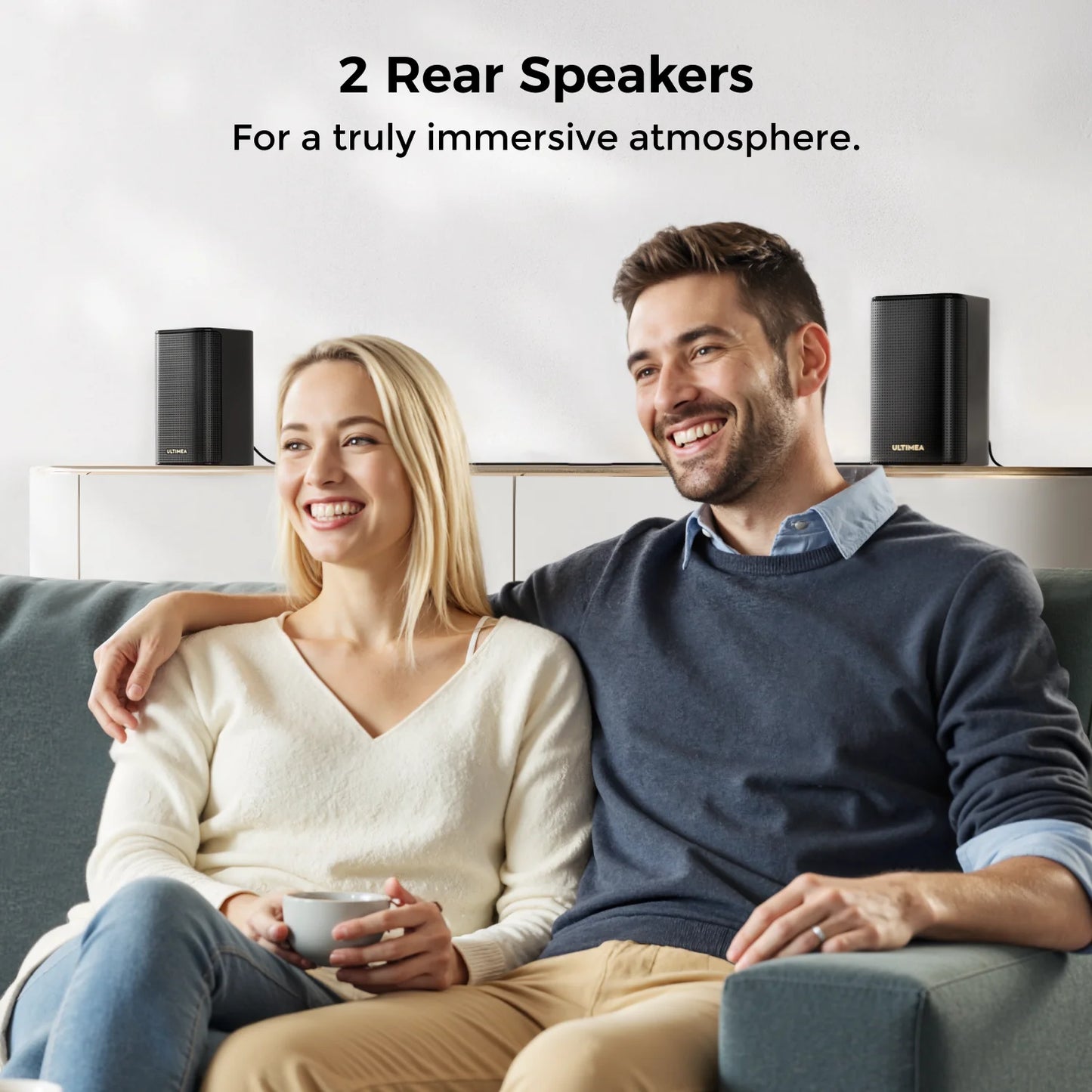 ULTIMEA 460W 5.1.2ch Dolby Atmos Sound Bar With App Control