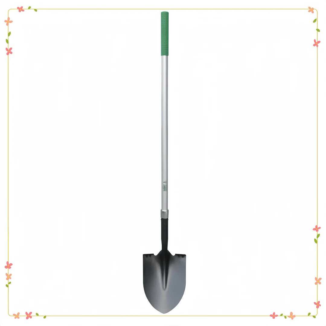 Heavy Duty Long Handle Shovel With Weatherproof Reinforced Collar
