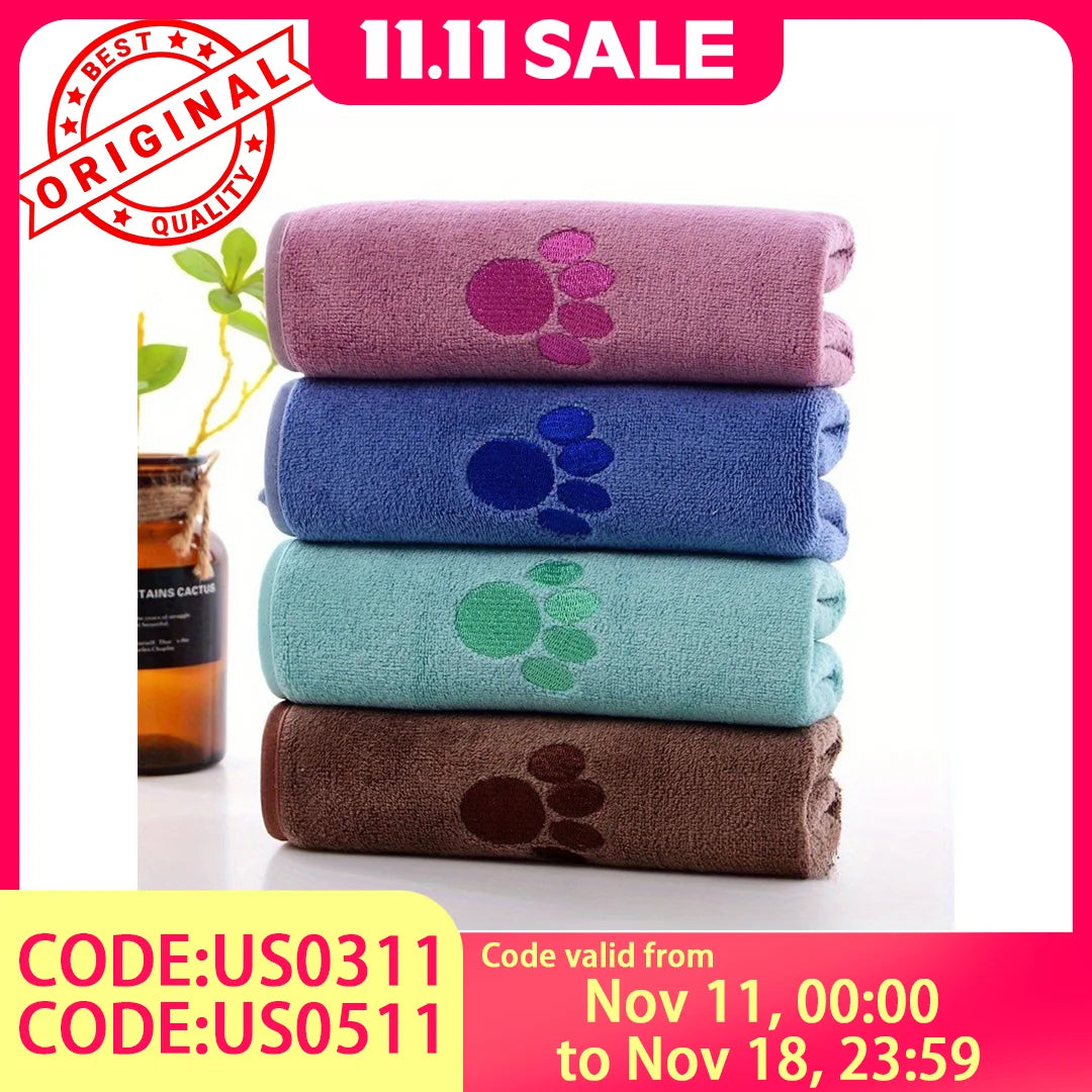Microfiber Pet Towels For Fast Gentle Drying And Clean Up by S And B Enterprise
