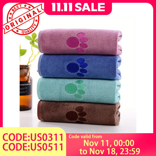 Microfiber Pet Towels For Fast Gentle Drying And Clean Up by S And B Enterprise