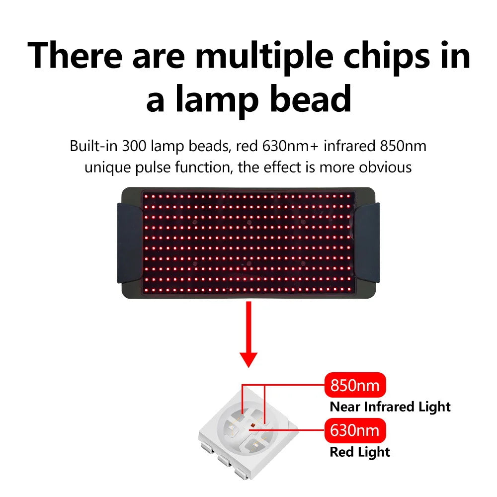 660nm 850nm Near Infrared Red Therapy Light for Home Use Professional Led Light Therapy Led Facial Machine Red Light Therapy