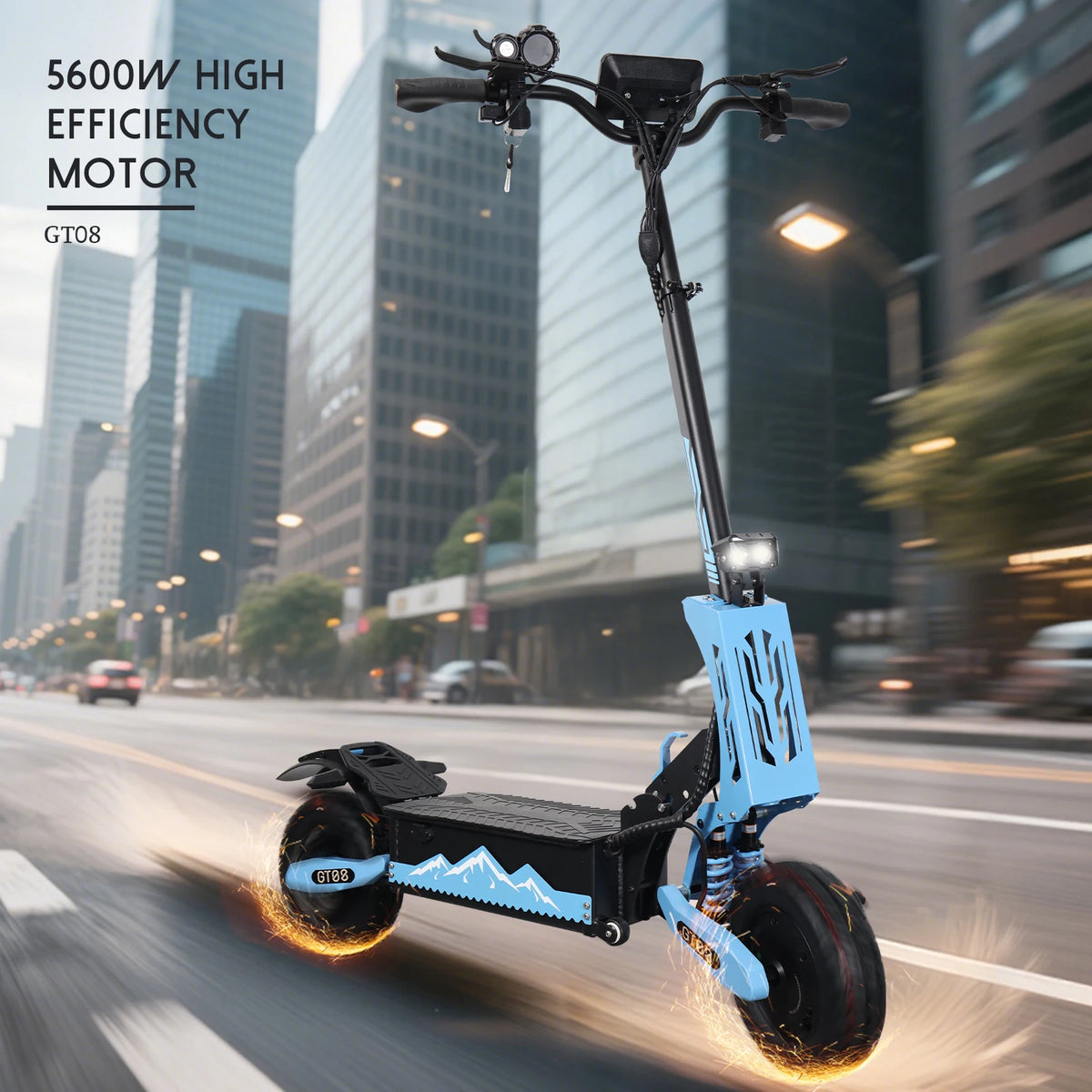 Arwibon 5600W Dual Motor Adult Electric Scooter With Seat