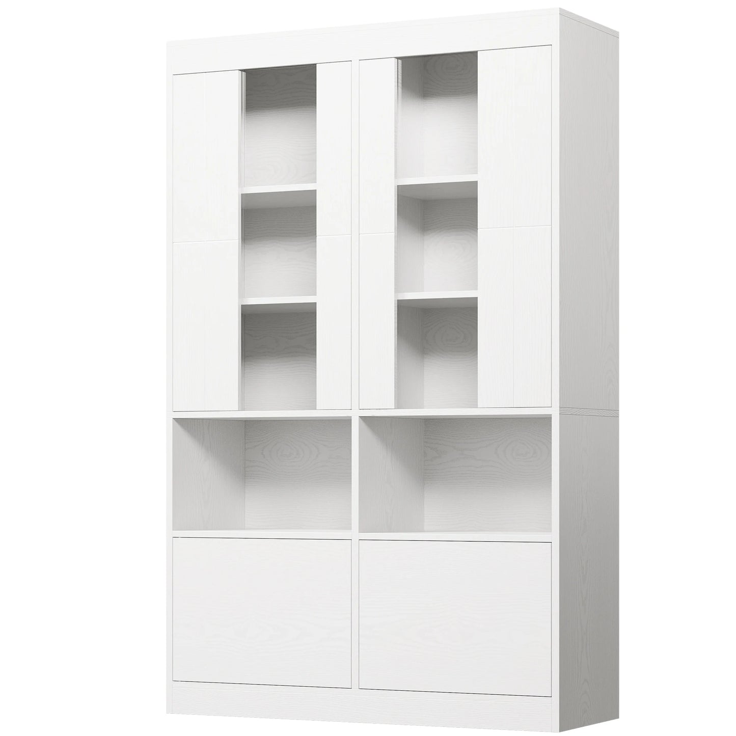 IRONCK Five Tier Bookshelf With Acrylic Doors For Home Office by S And B Enterprise