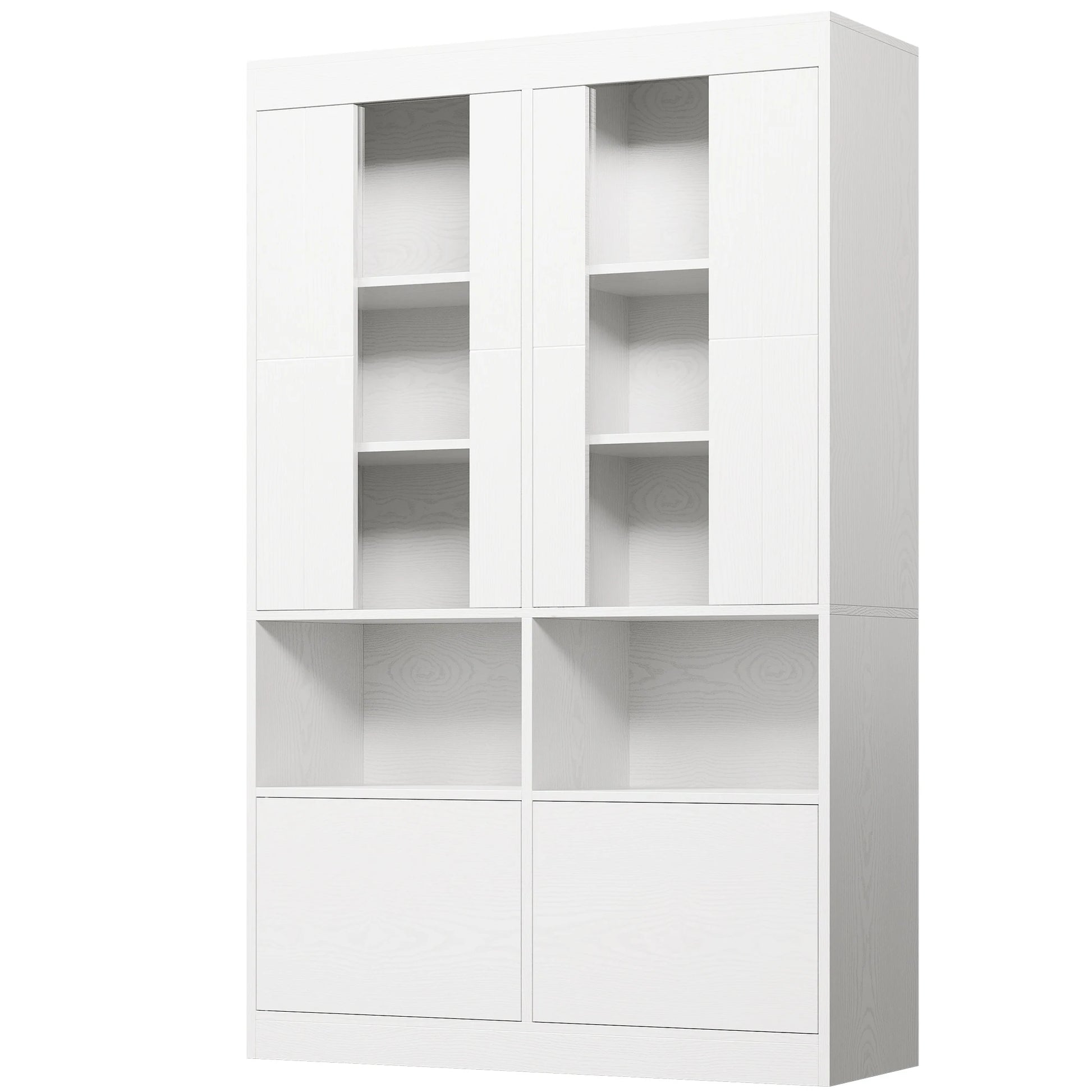 IRONCK Five Tier Bookshelf With Acrylic Doors For Home Office by S And B Enterprise
