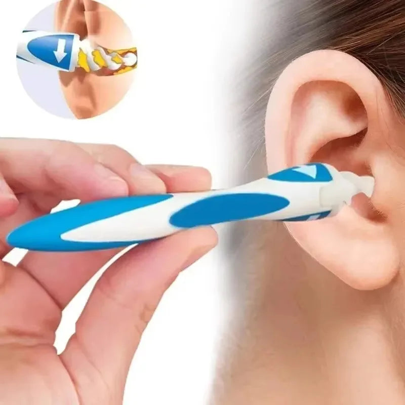 Ear Wax Remover Tool Ear Cleaner with Soft Silicone 16 Replacement Tips Simply To Grab Extract Earwax by S And B Enterprise