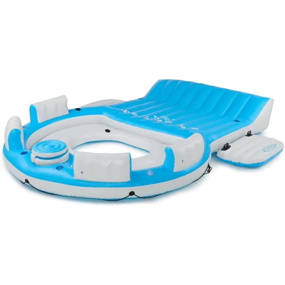 Splash N Chill Inflatable Island Lounger For Pools And Lakes