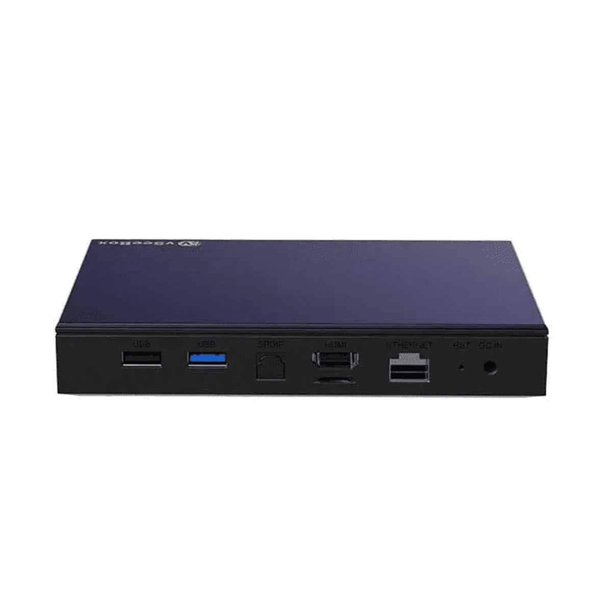 vSeeBox V6 Plus mini PC by S And B Enterprise, black, with USB 3.0, HDMI and Ethernet ports