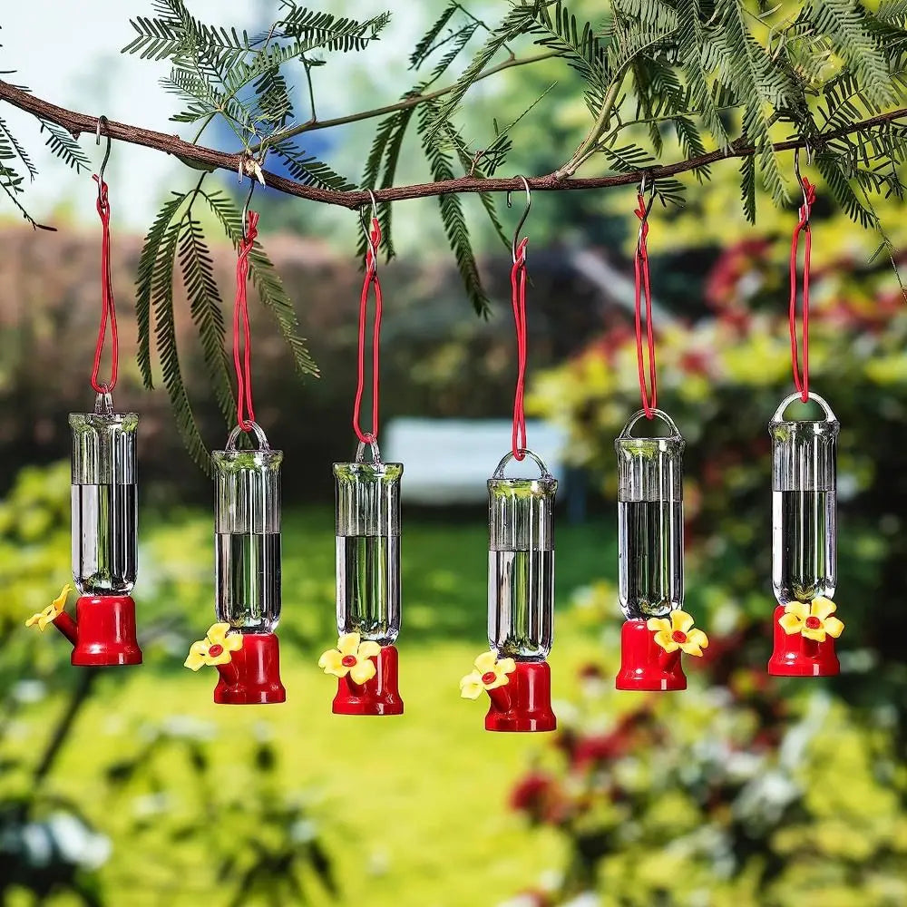 Portable Hummingbird Feeder Bottle With Hanging Wires Leakproof Plastic by S And B Enterprise