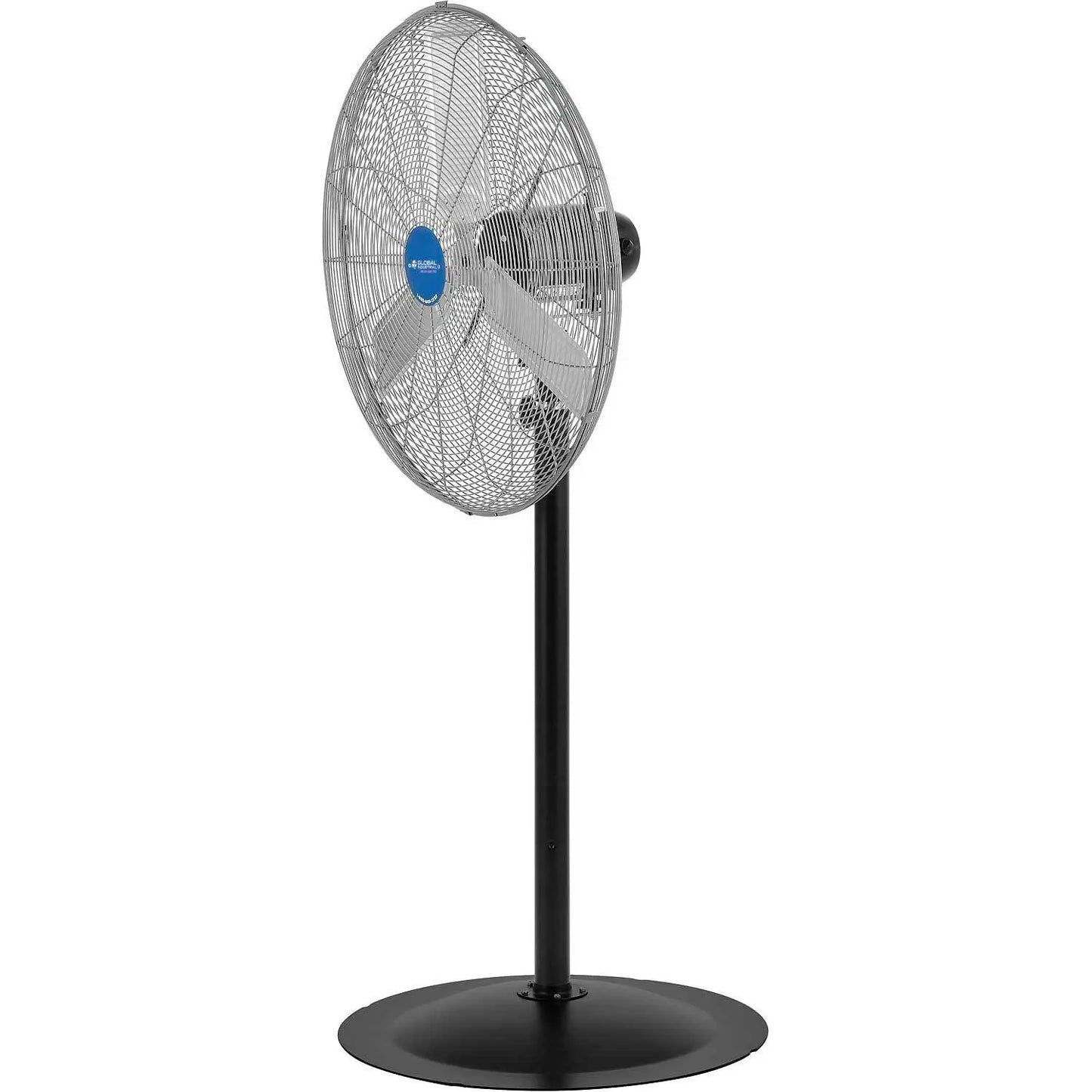 Heavy Duty Deluxe Oscillating Pedestal Fan, 30" Diameter, Safety Yellow, 1/2 HP, 10000 CFM, 3 Speeds, For Indoor, Customized by S And B Enterprise