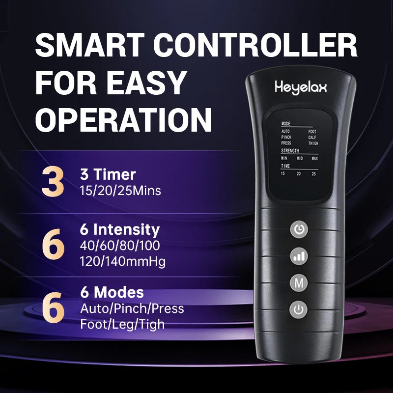 Leg Compression Massager For Circulation And Pain Relief Air Boots by S And B Enterprise