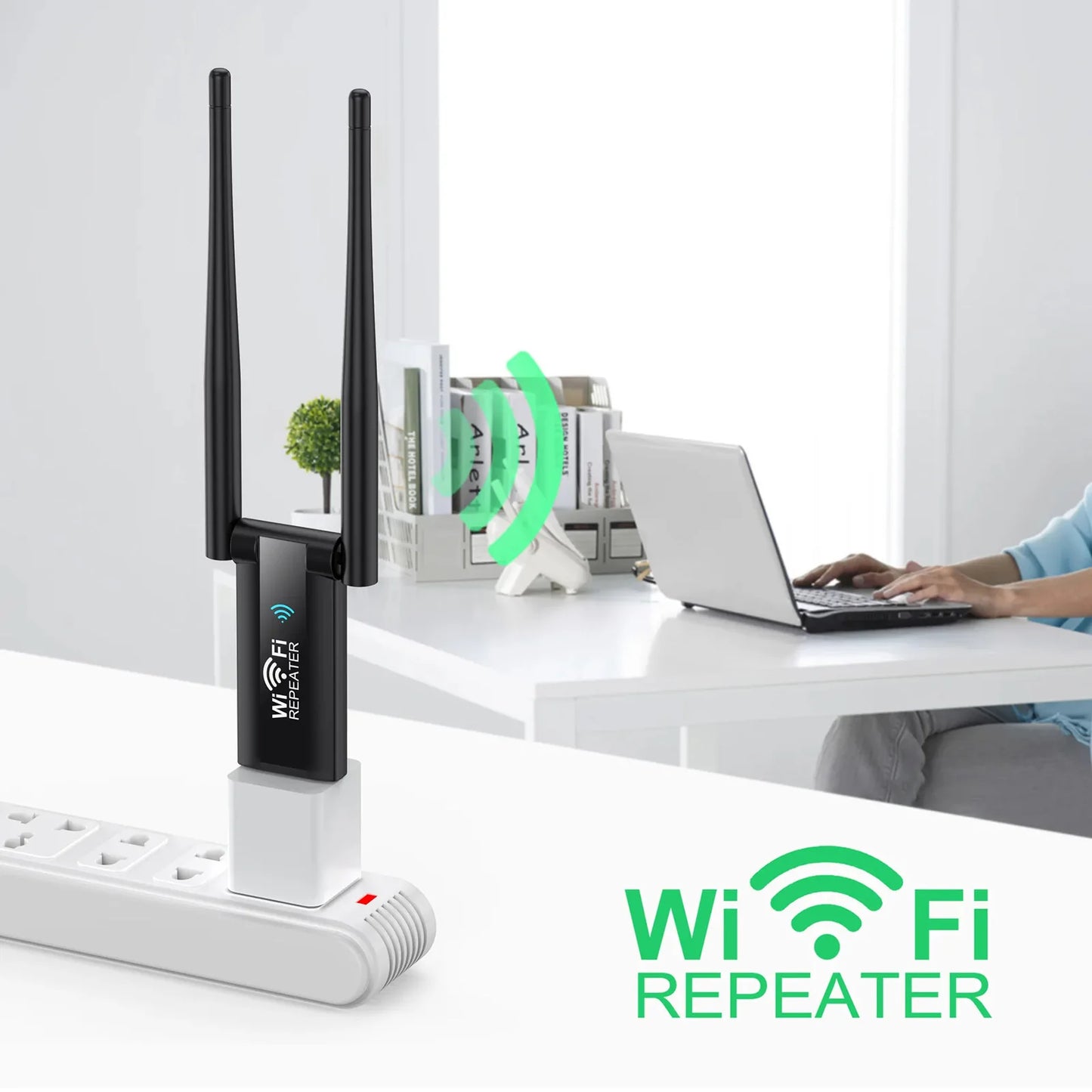 2.4G 300Mbps Wireless USB WiFi Repeater Extender WiFi Signal Amplifier Booster Long Range Wi-Fi Router Home Network Extension by S And B Enterprise