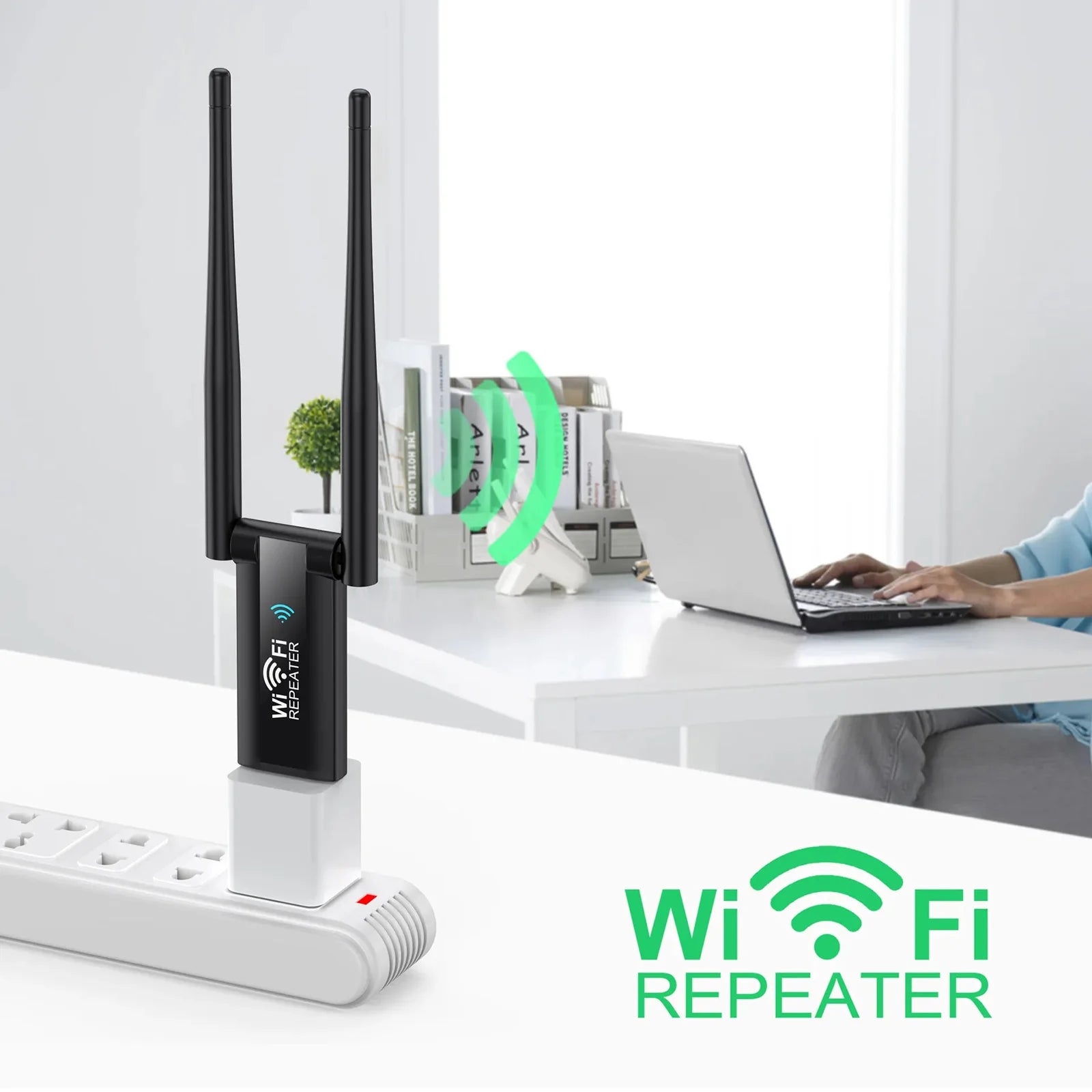 2.4G 300Mbps Wireless USB WiFi Repeater Extender WiFi Signal Amplifier Booster Long Range Wi-Fi Router Home Network Extension by S And B Enterprise