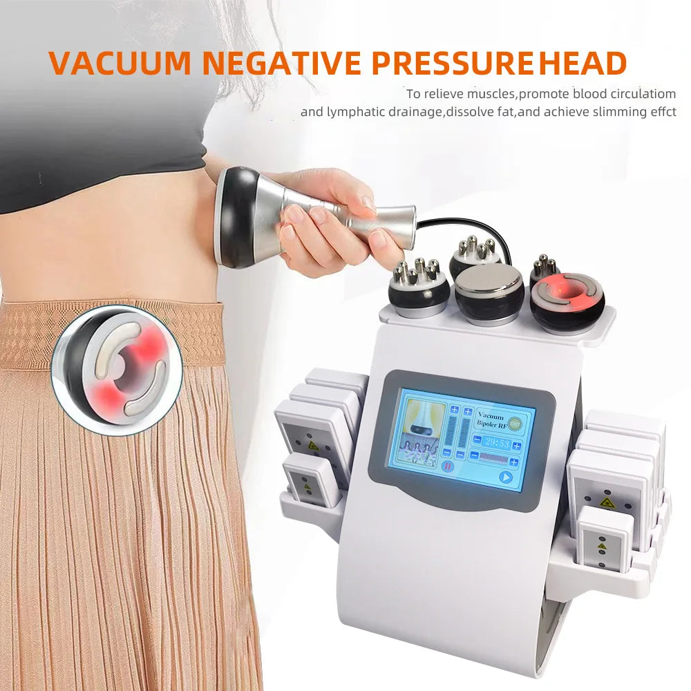 MISSHEART 6 In 1 40K Ultrasonic Cavitation Machine Body Slimming