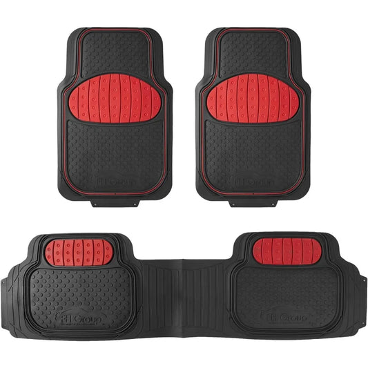 Universal Fit Rubber Car Floor Mats Heavy Duty Climaproof