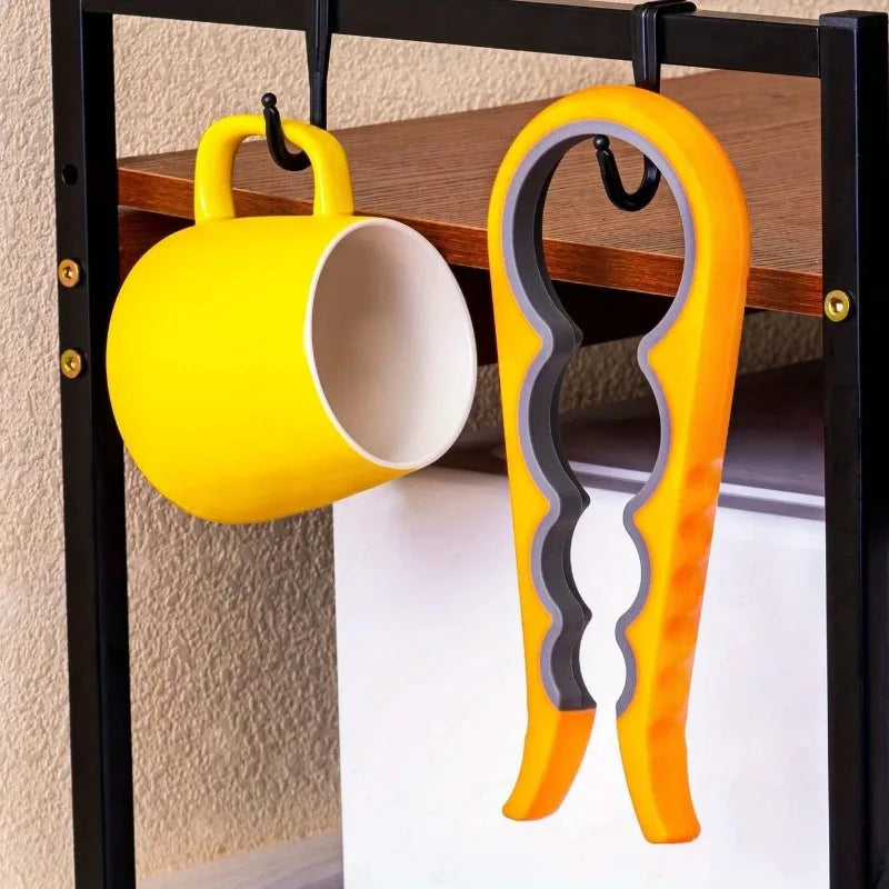 MultiPurpose 4-in-1 Jar Opener Durable Plastic Bottle Openers Children Easy Grip Twist Tools Kitchen Gadget Home Accessories by S And B Enterprise