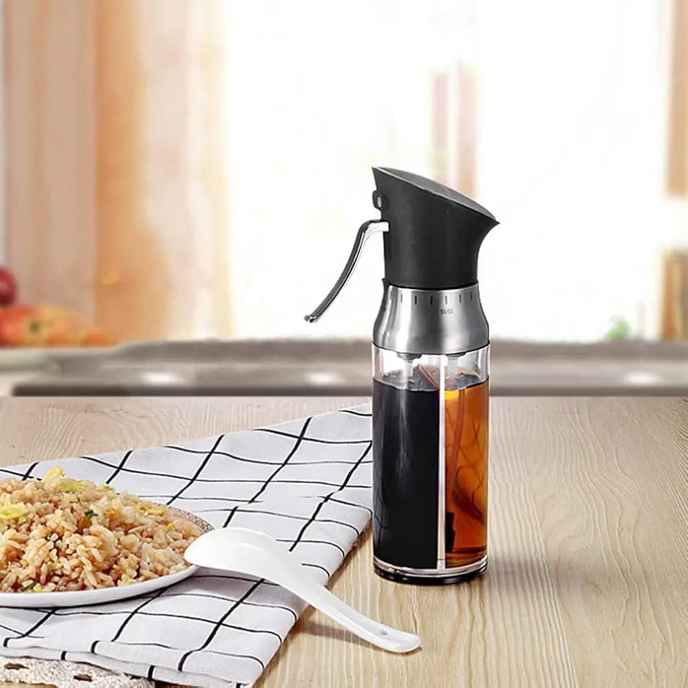 BONJEAN Oil Dispenser Dual Nozzle Spray Bottle for Cooking Oil by S And B Enterprise