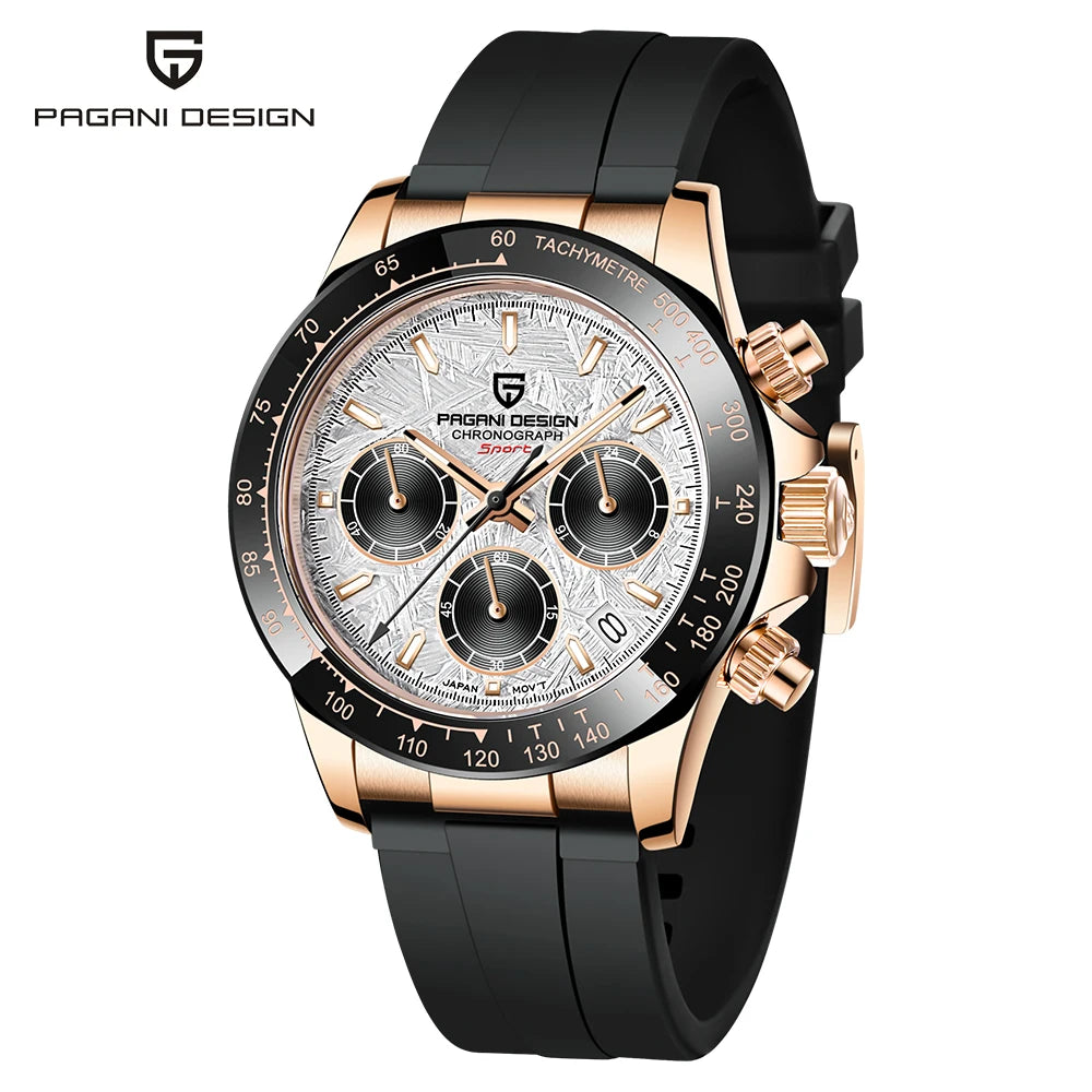 PAGANI DESIGN Mens Chronograph Quartz Watch Waterproof Wristwatch by S And B Enterprise