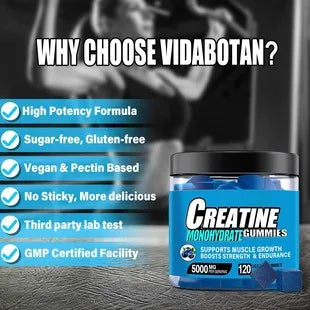 Creatine Gummies Berry Flavor For Active Lifestyles