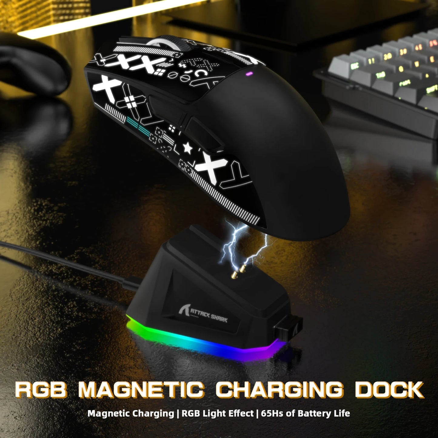 Attack Shark X11 X60HE Mechanical Wireless Gaming Keyboard And Mouse