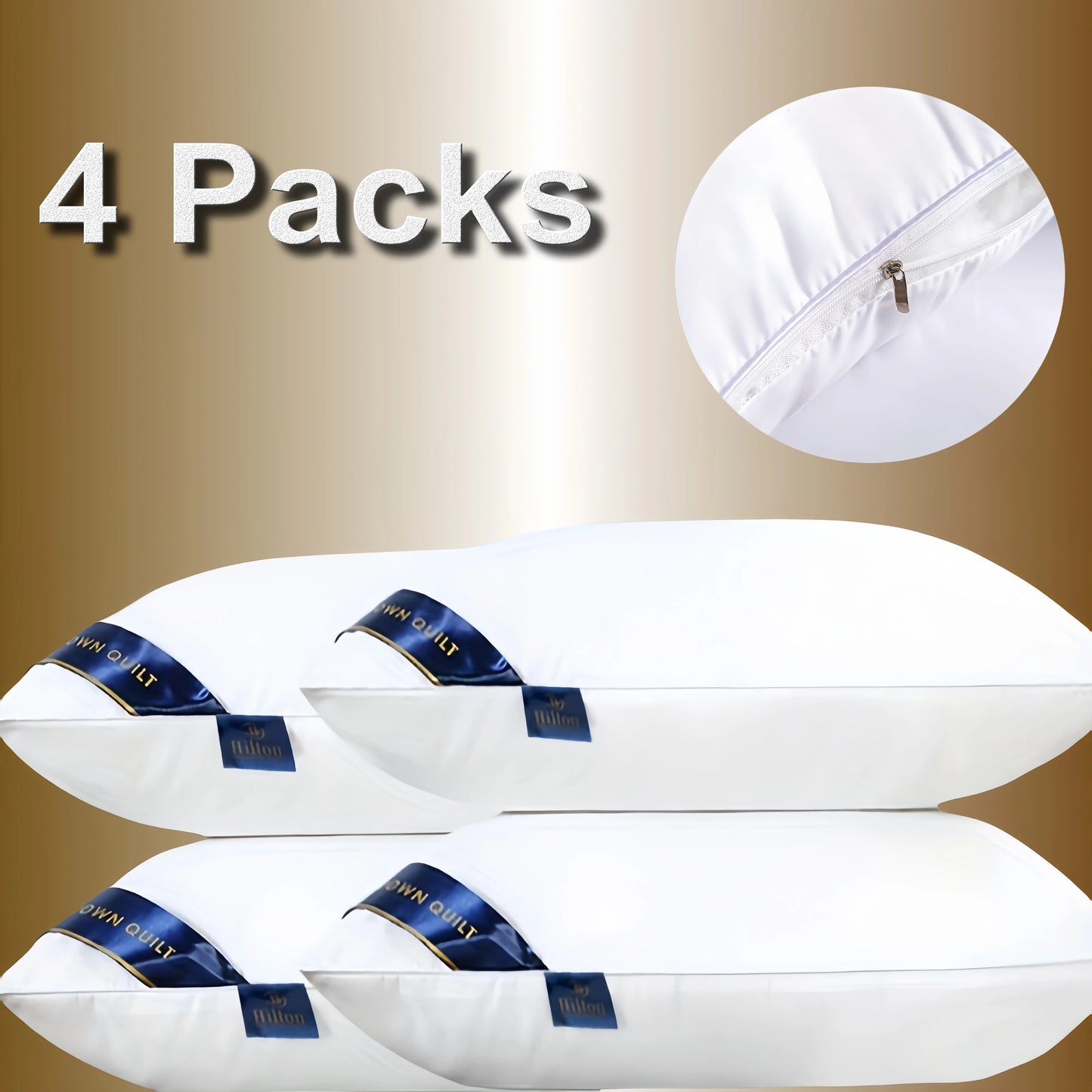 Wholesale Healthy Sleep Bed Sleeping Luxury Hotel Hilton Comfortable Leisure Pillow by S And B Enterprise