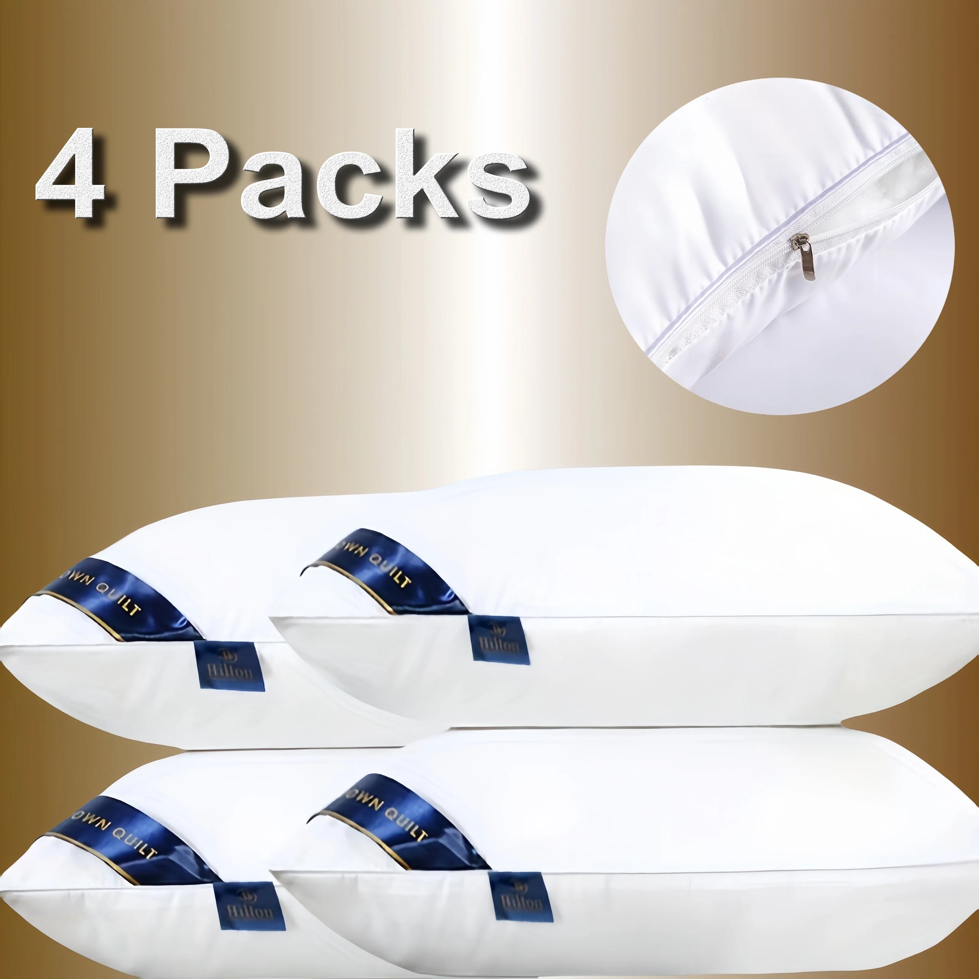 Wholesale Healthy Sleep Bed Sleeping Luxury Hotel Hilton Comfortable Leisure Pillow by S And B Enterprise