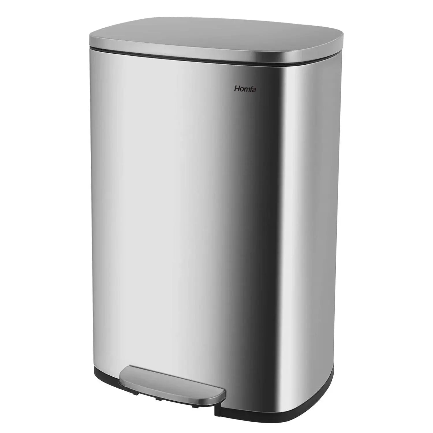 Stainless Steel Kitchen Step Trash Can With Foot Pedal by S And B Enterprise