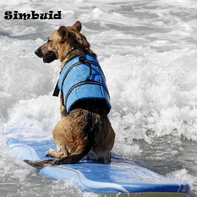 Dog Life Jacket Reflective Adjustable Buoyancy Vest by S And B Enterprise