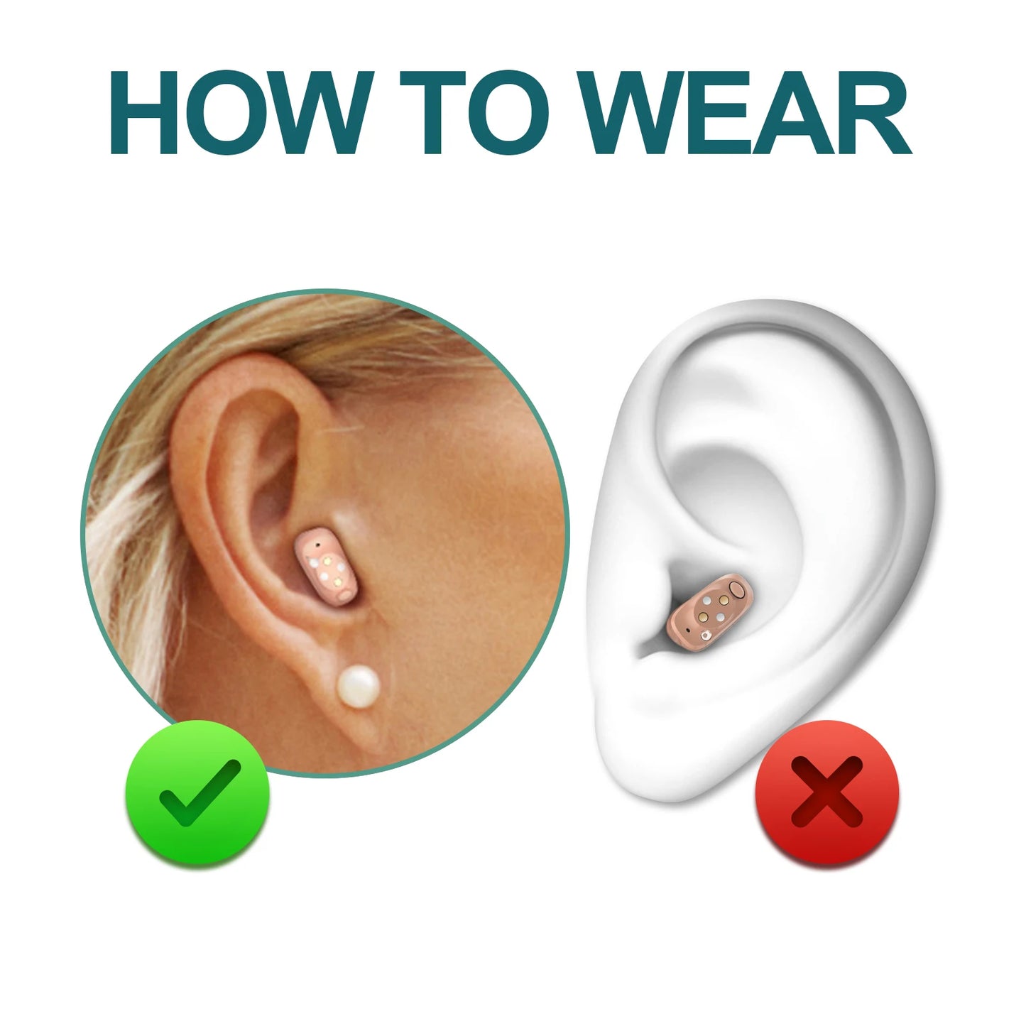 Hign-concerned JINGHAO Rechargeable In-Ear Hearing Aids For Elderly